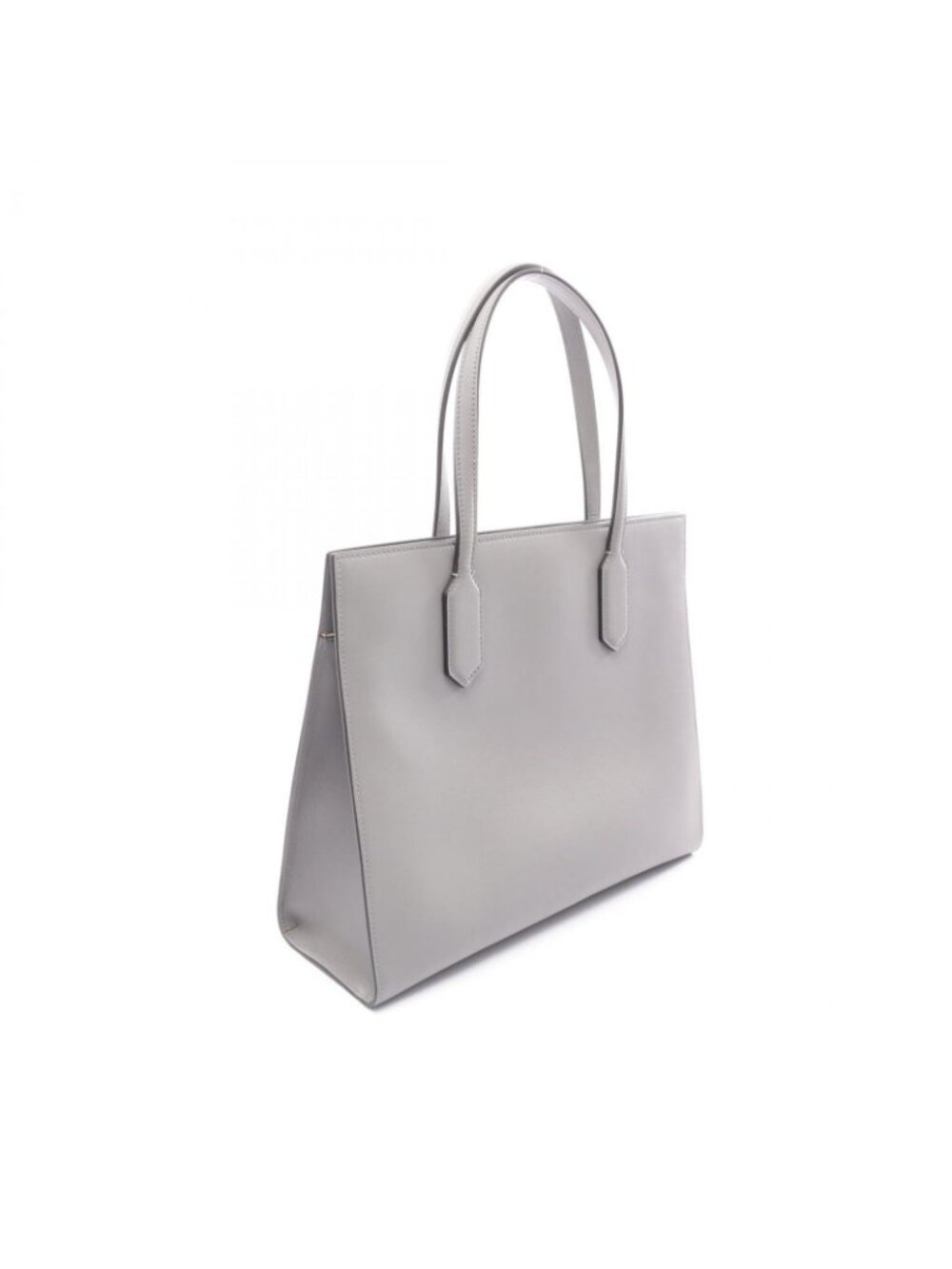 Gucci Tote GG Ribbon Gray Leather - Picture 2 of 9